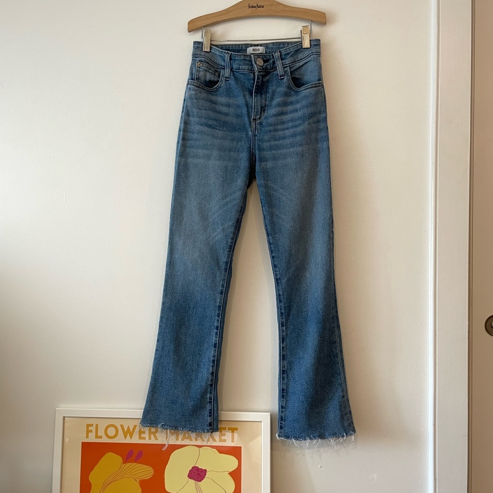 BDG kick crop denim
